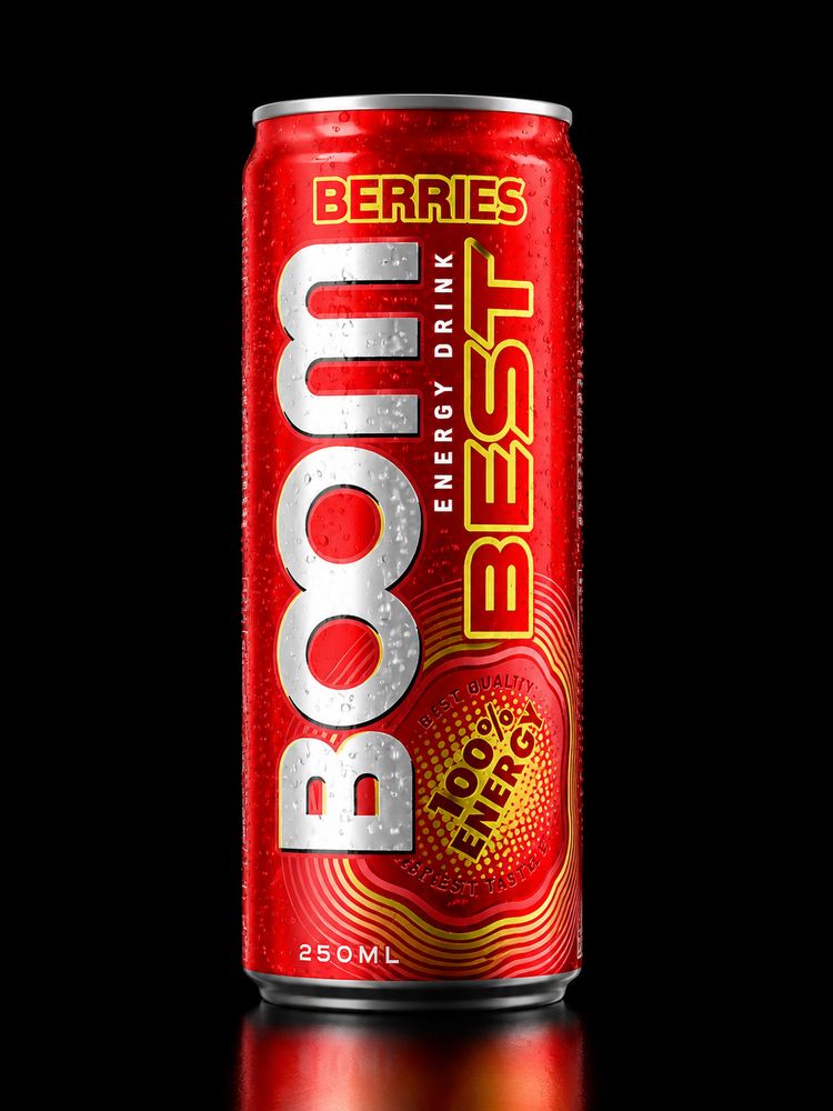 BOOM Energy Berries 250մլ