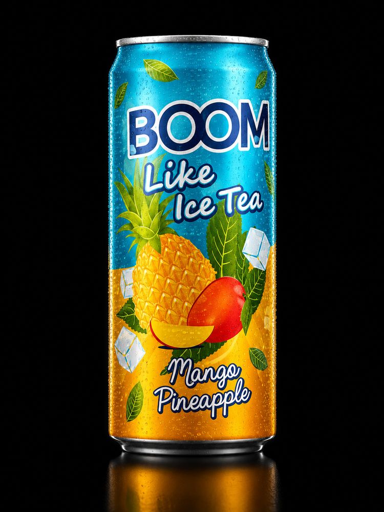 BOOM Tea Mango Pineapple 330մլ
