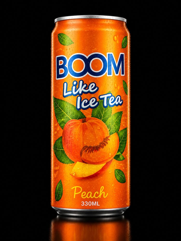 BOOM Tea Peach 330մլ